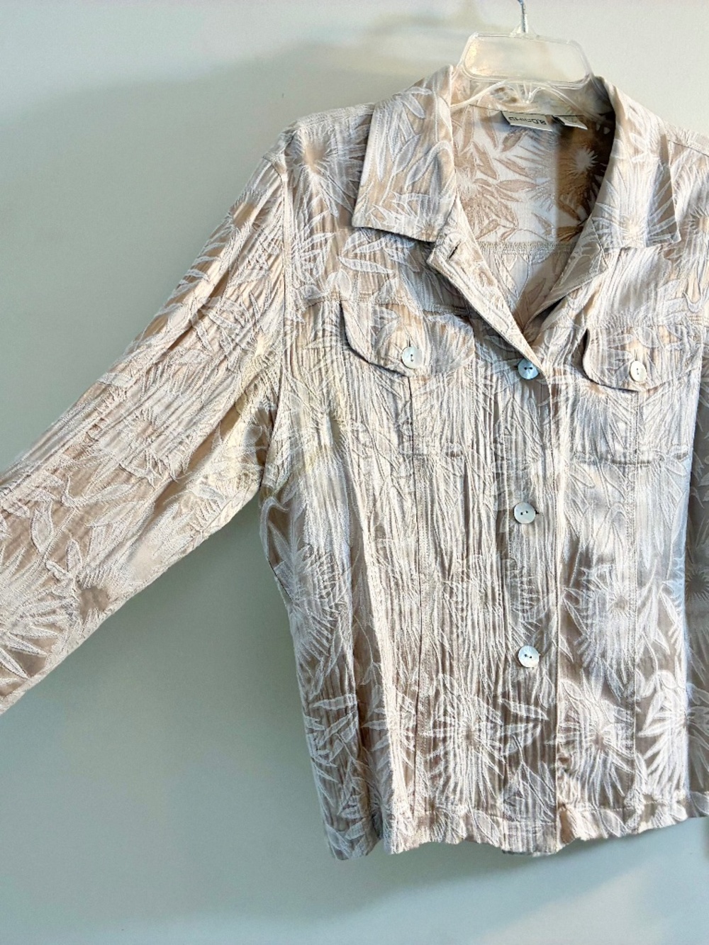 Chico’s Lightweight Jacket/Button Up Top
